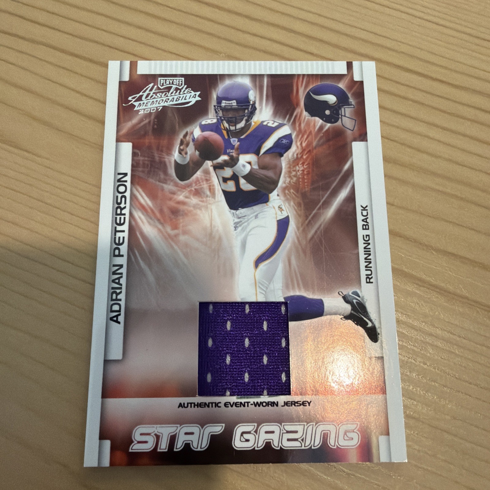Adrian Peterson 2007 Absolute Star Gazing RC # 49 /100 Rare SP NM or better