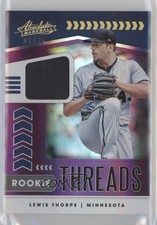 2020 Panini Absolute Rookie Threads Spectrum Purple 3/25 Lewis Thorpe #RT-LT 0c3
