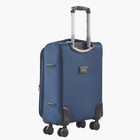 20-Inch Softside Expandable Luggage with Spinner Wheels Carry on Suitcase Blue