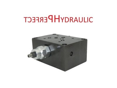 Grundplatte 1-fach NG10 (CETOP 5), mit Überdruckventil DBV