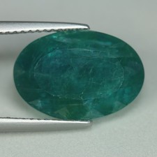 6.31 Cts_Loose Stone_100 % Natural Unheated Madagascar Blue Green Grandidierite