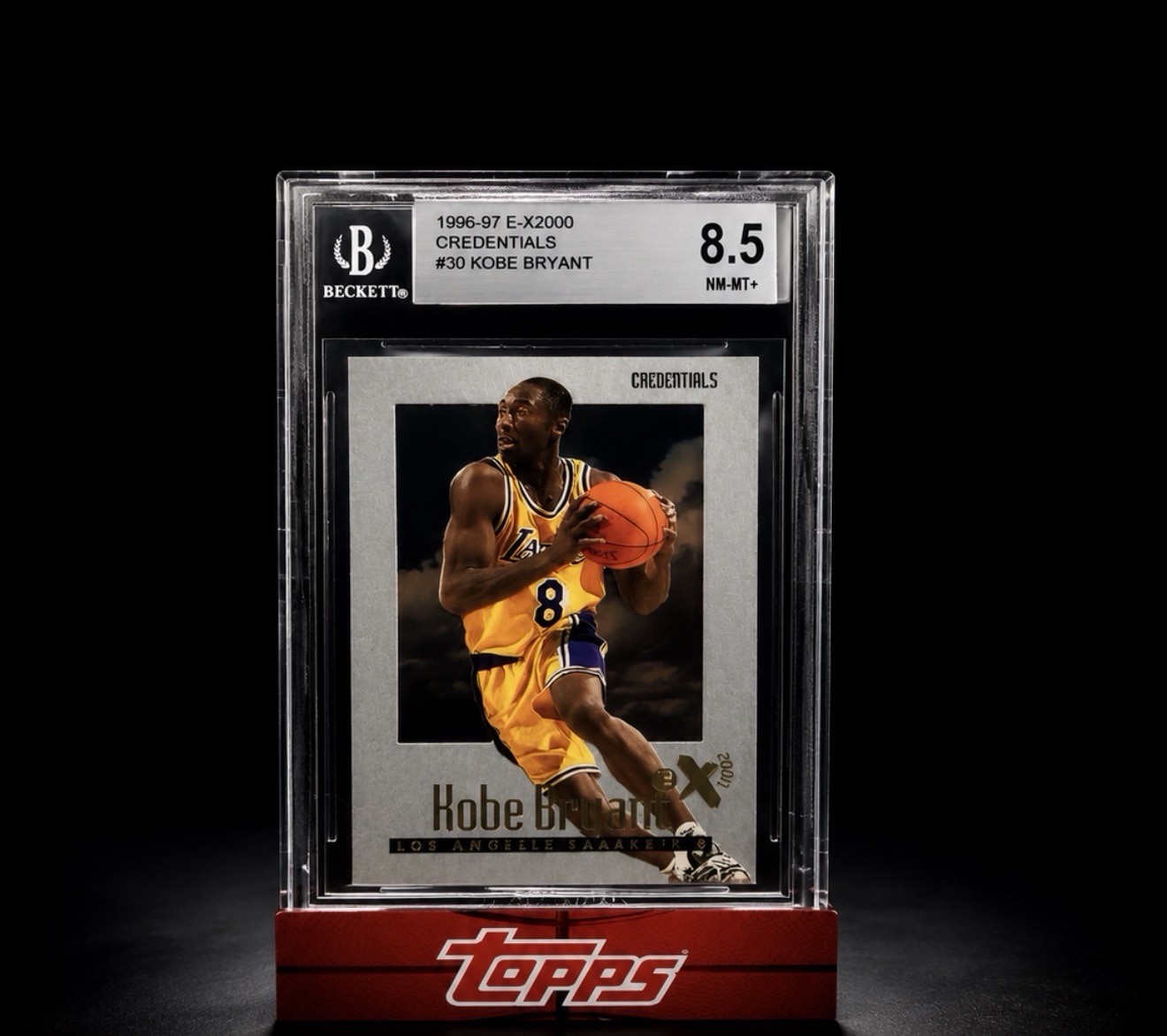 Kobe Bryant 1996 Skybox E-X2000 #30 Credentials /499 Price Guide