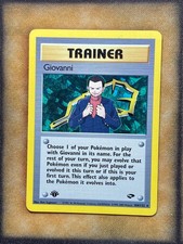 Pokemon Giovanni 104/132 Gym Challenge 1st Edition Common LP on eBay