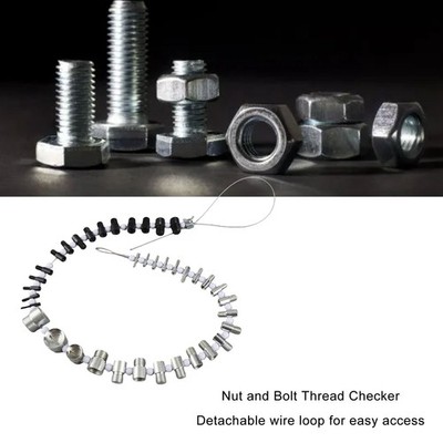 Nut And Bolt Thread Checker 23 Imperial 15 Male Female Gauge Identifi SET