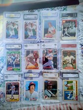 30 GRADED CARDS OF  Phillies Third Baseman HOF Mike Schmidt Grades From 6 To 10