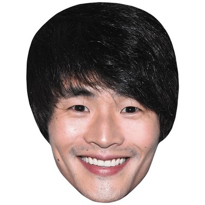 Christopher Larkin (Smile) Celebrity Mask, Flat Card Face, Fancy Dress Mask