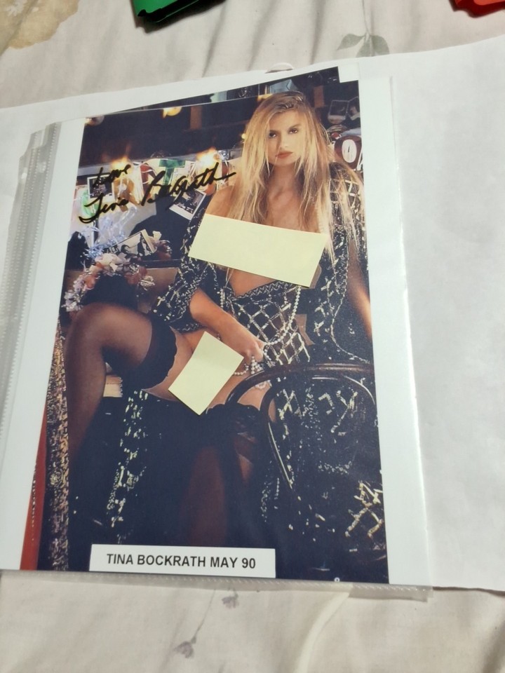 Playboy Signed 7x Photos 8.5 X 11 1990 Lisa Matthews, Tina Bockrath | eBay