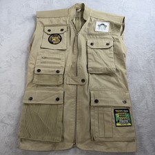 Vintage Mount Kenya Safari Club Kenya South Africa Outdoor Vest Adult M Treetop