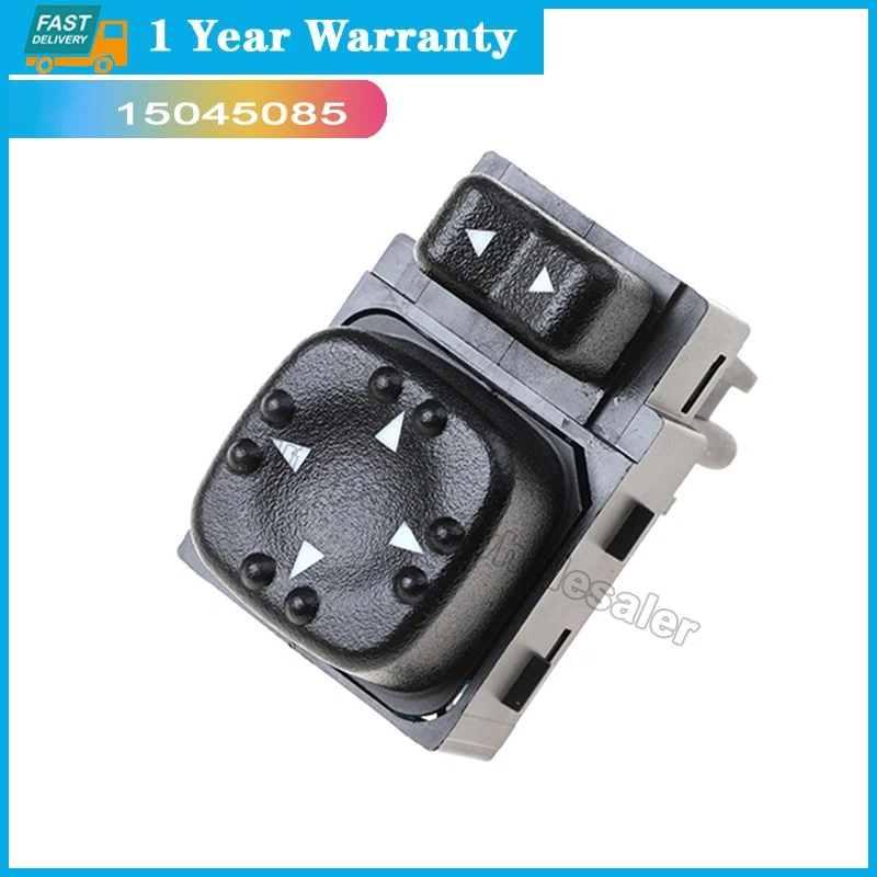 Interruptor de espejo retrovisor eléctrico 15045085 para GMC Chevy Silverado Sierra 1500 2500 3500 99-02 Foto 3 de 4