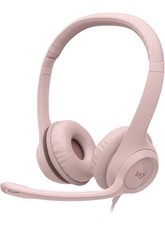 LIGHTLY USED Logitech H390 Wired USB On-Ear Stereo Headphones with Mic PC Pink