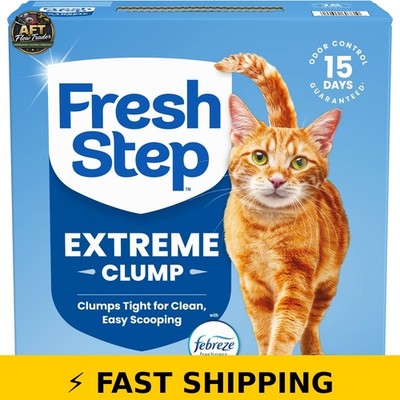 Fresh Step Extreme Clump Multi Cat Litter with Febreze, 22 lb