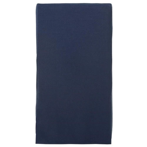 Uttermost Coley Farmhouse Style Wood and Fabric Armless Chair in Blue - Picture 6 of 10