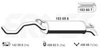 Ernst EndschalldäMpfer (153058) FüR Vw Golf Iv Audi A3 New Beetle Seat Leon |
