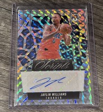 2024-25 Mosaic Basketball OKC Thunder Jaylin Williams Scripts Auto