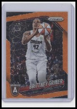 2025 Panini Prizm WNBA #46 Brittney Griner Orange Velocity Prizm