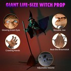 AplusChoice 9Ft Flying Witch Animated Halloween Decoration Motion Activated — photo 2