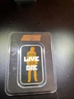 John Wick 1 oz .999 Fine Silver Silhouette "LIVE DIE" Bullion Bar Art Bar Ag