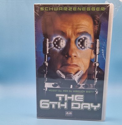 The 6th day - Weisst du, wer du wirklich bist? | Schwarzenegger | VHS (NEU, OVP)