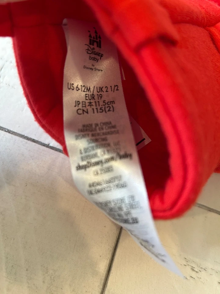 Disney Store JESSIE Bebé Rojo Disfraz BOTAS Toy Story 6-12 Meses....... NUEVO Foto 4 de 4
