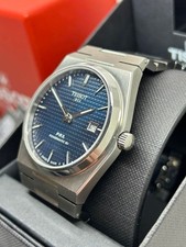 Image of Tissot PRX Powermatic 80 Automatic Blue Honeycomb Dial 40mm Men's Swiss -Watch