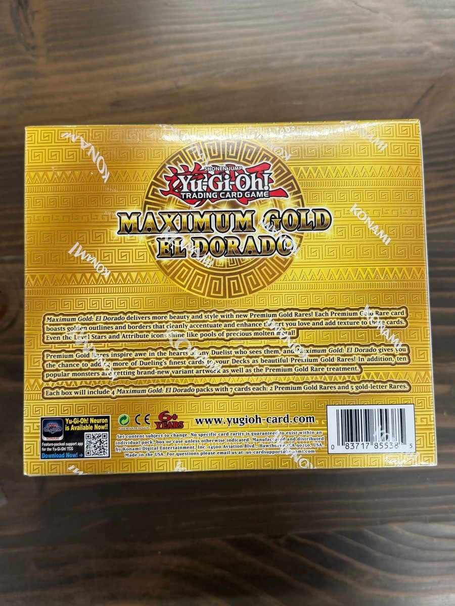 Yugioh Maximum Gold: El Dorado Display Box (5 Mini Boxes) FACTORY