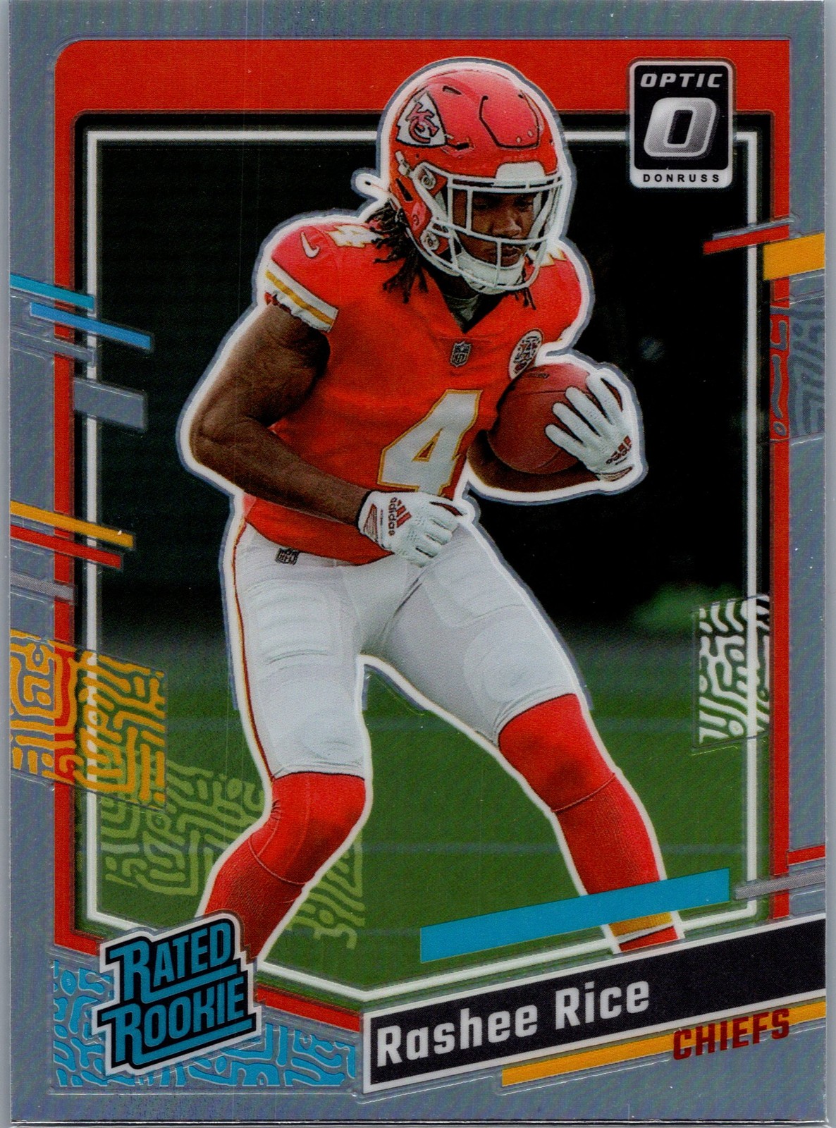 2023 Donruss Football OPTIC RATED ROOKIE HOLO PREVIEW Rashee Rice #350