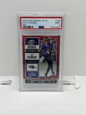 Zay Flowers /175 PSA 9 2023 Panini Contenders Optic Rookie Ticket Red Ravens RC
