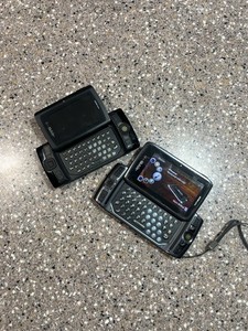 2 Sharp Sidekick LX 64MB Black T-Mobile Slider Phone w/ QWERTY Keyboard