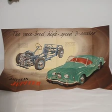 original brochure Jowett javelin.& Jupiter  high speed 3 seater raee