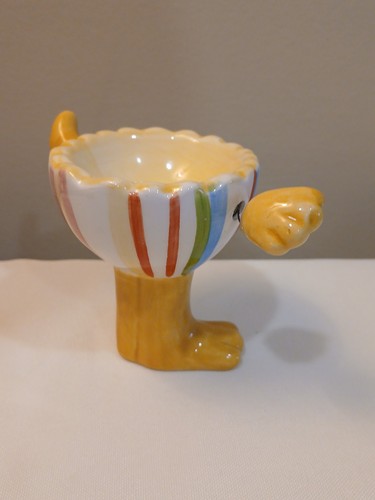 Coupe oeuf de clown avec bras et mains élastiques - Photo 4/6