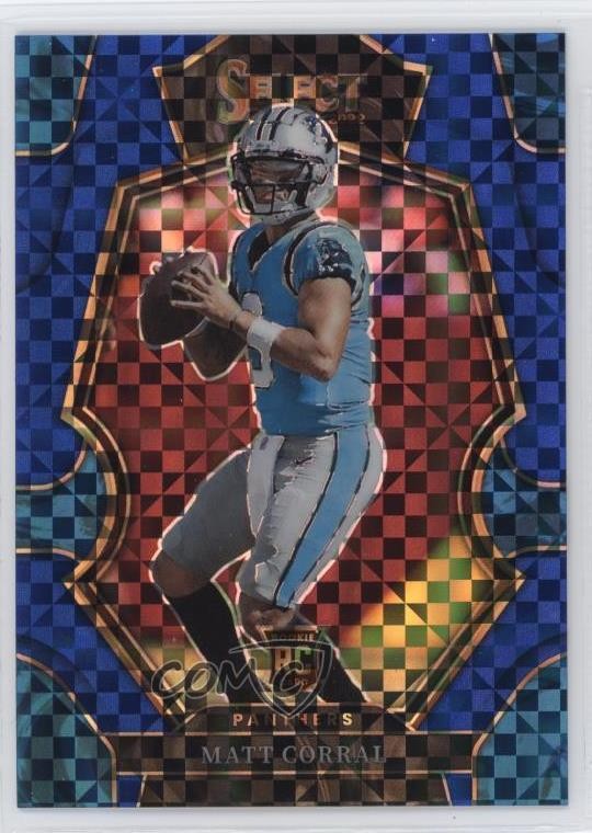 2022 Panini Select Premier Level Blue Prizm /149 Matt Corral #115 12yh