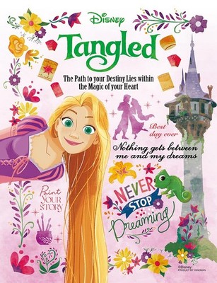 Disney Tangled 300-Piece Jigsaw Puzzle Colorful Paint/Rapunzel Mini 2 Lights