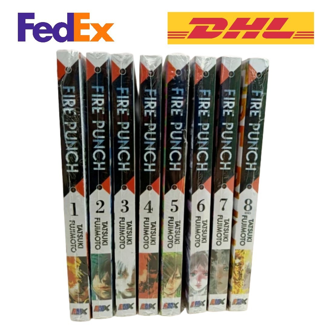 Juego de cómics manga inglés Fire Punch volumen 1-8 de Tatsuki Fujimoto