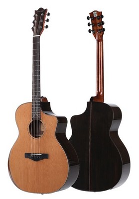 STANSEN T-910C high-quality acoustic guitar, solid red pine top