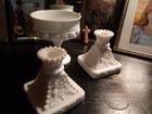 Set Of Three Milkglass