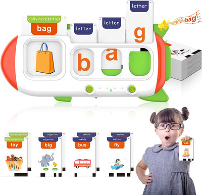 Spelling&Talking Flash Cards for Toddlers 3-8 Years Old - Speech Therapy