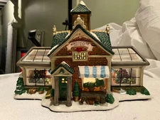 Lemax Carole Towne Horticulture Society LIGHTED