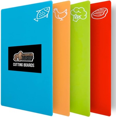Gorilla Grip 100% BPA-Free Pack of 4, Multi (Green, Blue, Orange, Red) 
