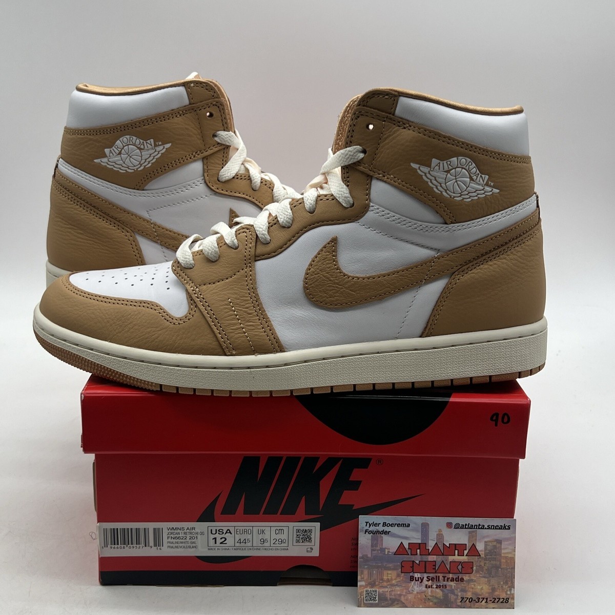Size 12 - Air Jordan 1 Retro OG High Praline W (FN6622-201) | eBay