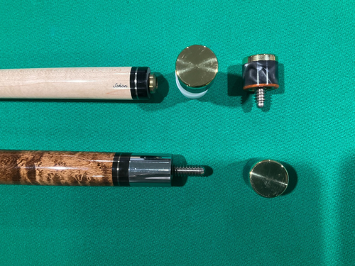 One 5/16 -14 Pin Joint Protector Set : 1 Butt & 2 Shafts for Schon Cue - Picture 2 of 2