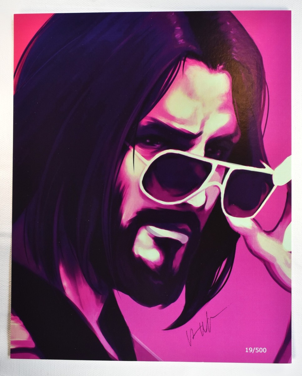 CYBERPUNK 2077 JOHNNY SILVERHAND #19 BAM BOX FAN ART COLLECTION