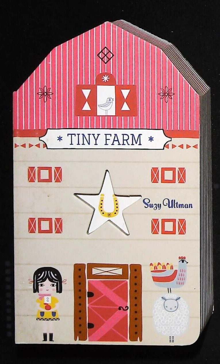 Tiny Farm Board Book for Toddlers, Interactive Children's Book New