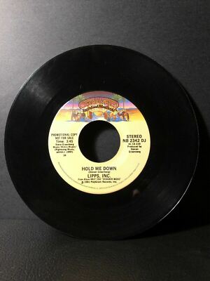 1981 Lipps, Inc. HOLD ME DOWN (45RPM 7  Single) Casablanca (J190)