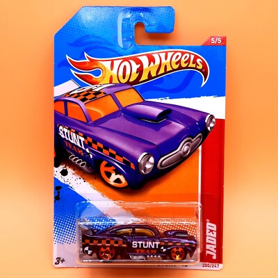 2012 Hot Wheels #200 Jaded Purple 5/5 Thrill Racers City Stunt '12 Orange 5SP