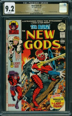 New Gods 9, CGC 9.2, 1972, DC, 1st Forager, Winnipeg Pedigree, Jack Kirby