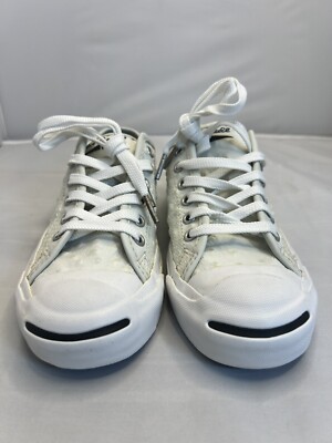 CONVERSE JACK PURCELL Men’s Size 5 Women’s Size 6.5 Sneakers White Leather Ox Unisex Converse Jack Purcell Leather Shoes White | Chicago  main image 4