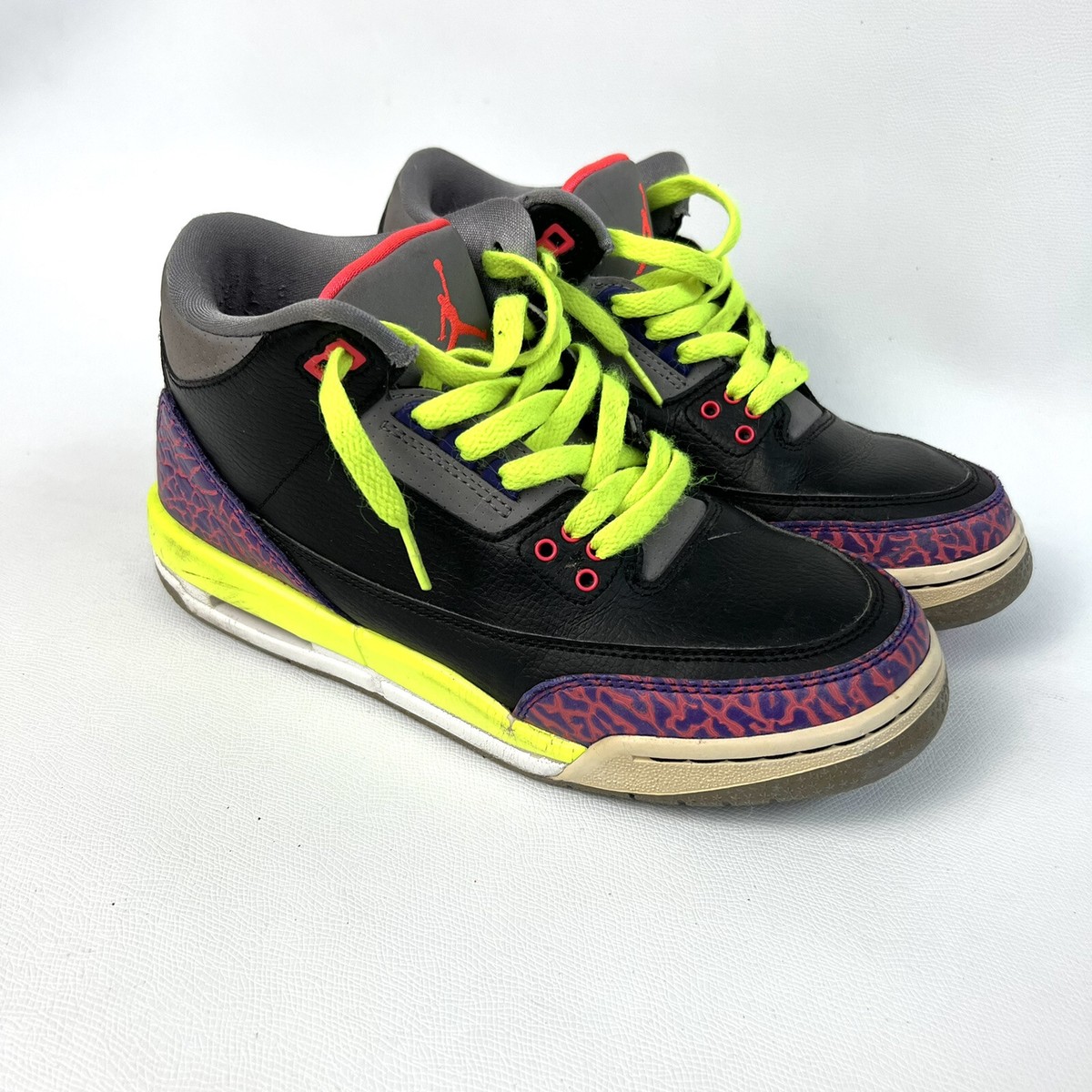 Nike Boys Air Jordan Retro Sneakers Size 7Y 441140-039 Black