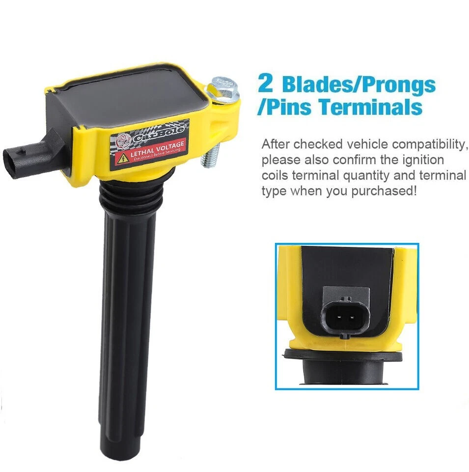 6 bobinas de encendido y bujía de iridio para Dodge Grand Caravan Chrysler 3,6 L UF648 Foto 3 de 4