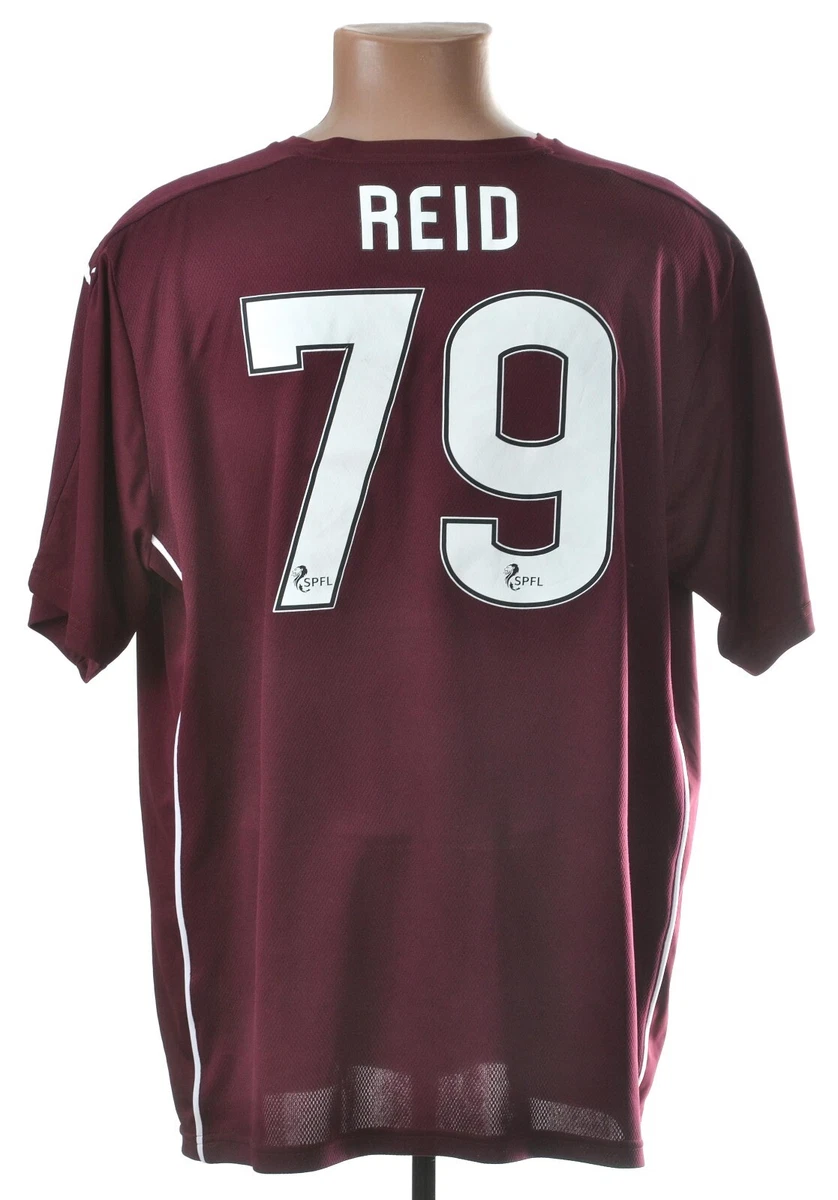 Maillot Extérieur Heart Of Midlothian 2008/09 - Umbro, Blanc, Taille L, état Moyen