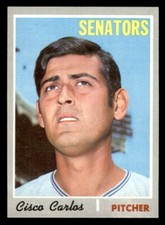 1970 Topps Baseball #487 Cisco Carlos NM/MT *e2